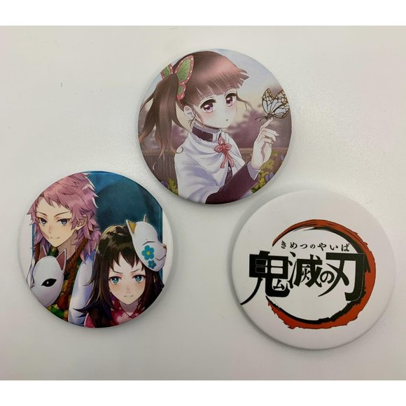 Demon Slayer Anime Pin Button can‎ badge set - Picture 1 of 2